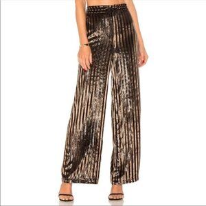 House of Harlow 1960 x Revolve Ross wide leg Pants Bronze XSmall